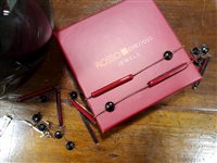 Casazza - Via Nazionale 49 - Collar Rosso Prezioso Mujer Wood in Aleación de Metal Onice RP17335JULIE - RP17335JULIE